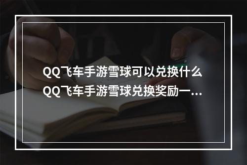 QQ飞车手游雪球可以兑换什么 QQ飞车手游雪球兑换奖励一览--游戏攻略网