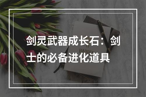 剑灵武器成长石：剑士的必备进化道具