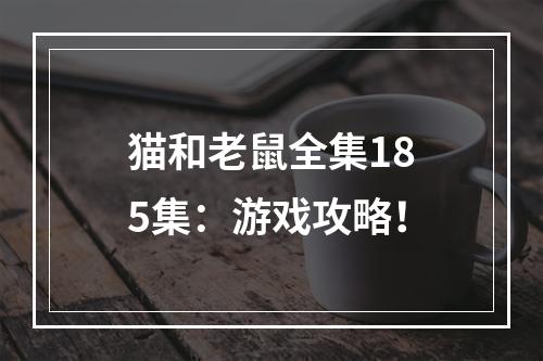 猫和老鼠全集185集：游戏攻略！