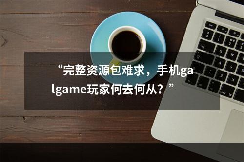 “完整资源包难求，手机galgame玩家何去何从？”