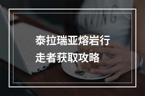 泰拉瑞亚熔岩行走者获取攻略