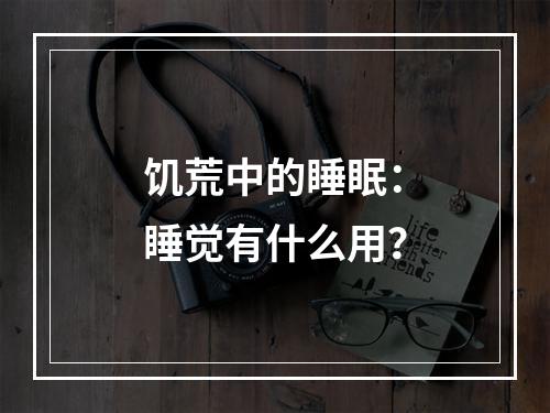 饥荒中的睡眠：睡觉有什么用？