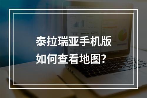 泰拉瑞亚手机版如何查看地图？