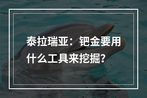 泰拉瑞亚：钯金要用什么工具来挖掘？