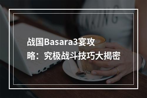 战国Basara3宴攻略：究极战斗技巧大揭密