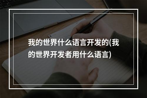 我的世界什么语言开发的(我的世界开发者用什么语言)