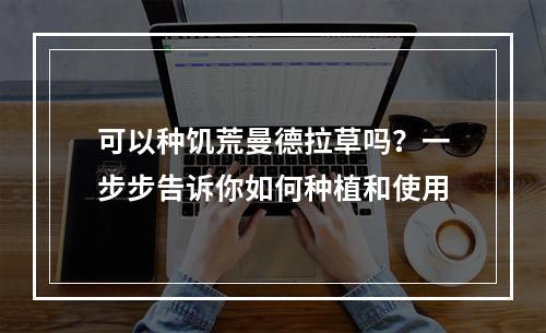 可以种饥荒曼德拉草吗？一步步告诉你如何种植和使用