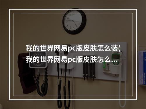 我的世界网易pc版皮肤怎么装(我的世界网易pc版皮肤怎么装进去)