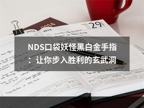 NDS口袋妖怪黑白金手指：让你步入胜利的玄武洞