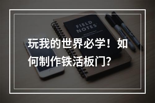 玩我的世界必学！如何制作铁活板门？