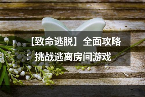 【致命逃脱】全面攻略：挑战逃离房间游戏