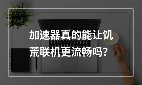 加速器真的能让饥荒联机更流畅吗？