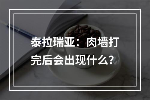 泰拉瑞亚：肉墙打完后会出现什么？