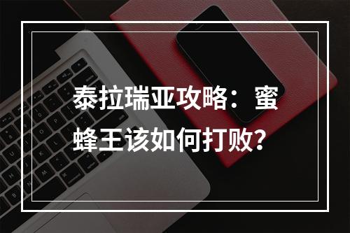 泰拉瑞亚攻略：蜜蜂王该如何打败？