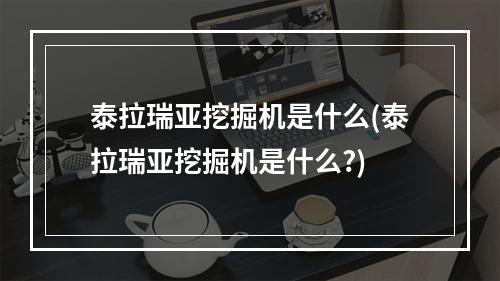 泰拉瑞亚挖掘机是什么(泰拉瑞亚挖掘机是什么?)