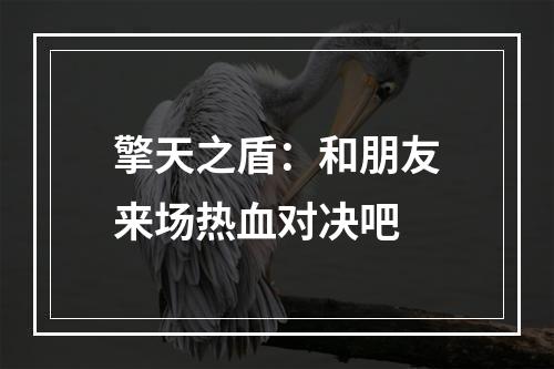 擎天之盾：和朋友来场热血对决吧