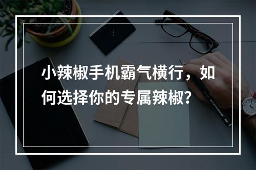 小辣椒手机霸气横行，如何选择你的专属辣椒？