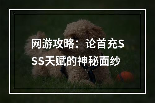 网游攻略：论首充SSS天赋的神秘面纱