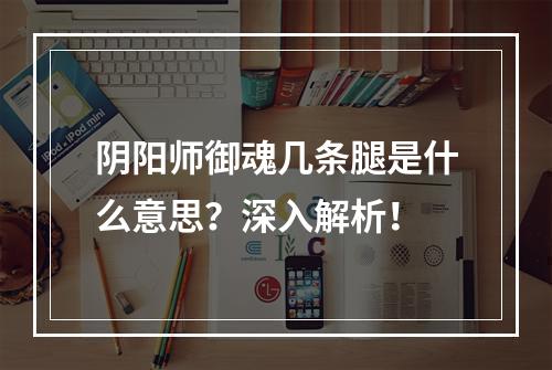 阴阳师御魂几条腿是什么意思？深入解析！