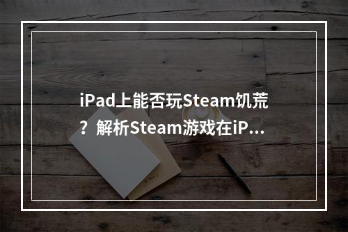 iPad上能否玩Steam饥荒？解析Steam游戏在iPad中的实现方案