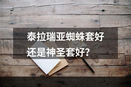 泰拉瑞亚蜘蛛套好还是神圣套好？