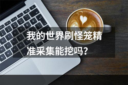 我的世界刷怪笼精准采集能挖吗？