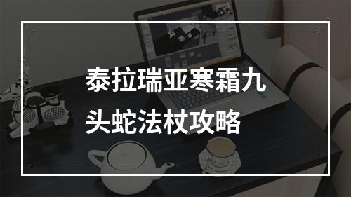 泰拉瑞亚寒霜九头蛇法杖攻略