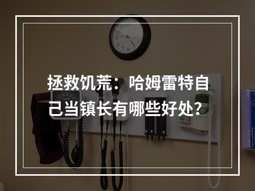 拯救饥荒：哈姆雷特自己当镇长有哪些好处？