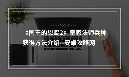 《国王的恩赐2》皇家法师兵种获得方法介绍--安卓攻略网