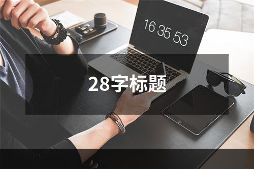 28字标题