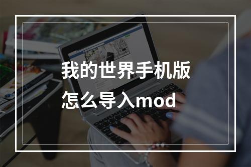 我的世界手机版怎么导入mod