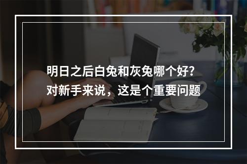 明日之后白兔和灰兔哪个好？对新手来说，这是个重要问题