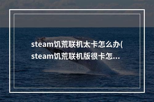 steam饥荒联机太卡怎么办(steam饥荒联机版很卡怎么办)