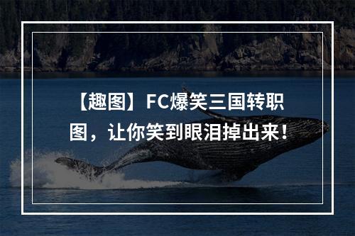 【趣图】FC爆笑三国转职图，让你笑到眼泪掉出来！