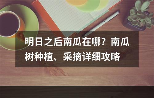 明日之后南瓜在哪？南瓜树种植、采摘详细攻略