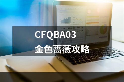 CFQBA03金色蔷薇攻略