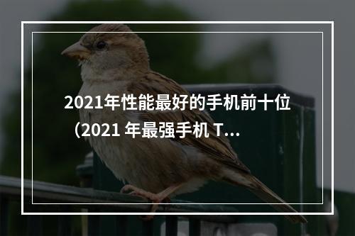 2021年性能最好的手机前十位（2021 年最强手机 Top 10：你的游戏性能不容错过！）