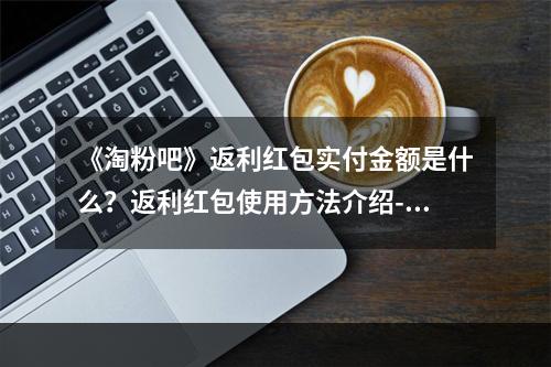 《淘粉吧》返利红包实付金额是什么？返利红包使用方法介绍--手游攻略网