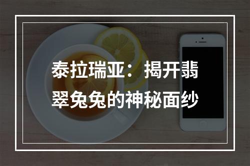 泰拉瑞亚：揭开翡翠兔兔的神秘面纱