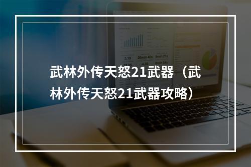 武林外传天怒21武器（武林外传天怒21武器攻略）