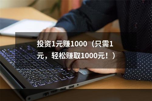 投资1元赚1000（只需1元，轻松赚取1000元！）