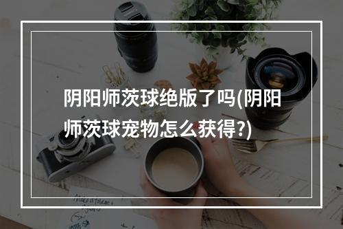 阴阳师茨球绝版了吗(阴阳师茨球宠物怎么获得?)