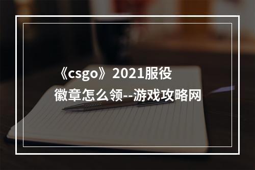 《csgo》2021服役徽章怎么领--游戏攻略网