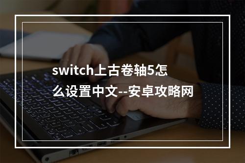 switch上古卷轴5怎么设置中文--安卓攻略网