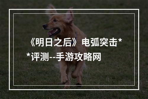 《明日之后》电弧突击**评测--手游攻略网