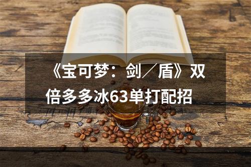 《宝可梦：剑／盾》双倍多多冰63单打配招