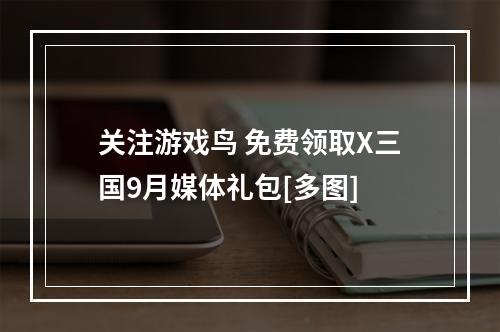 关注游戏鸟 免费领取X三国9月媒体礼包[多图]