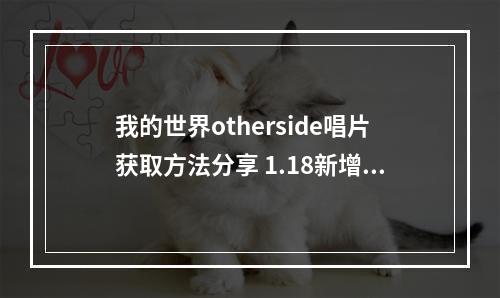 我的世界otherside唱片获取方法分享 1.18新增唱片怎么获得