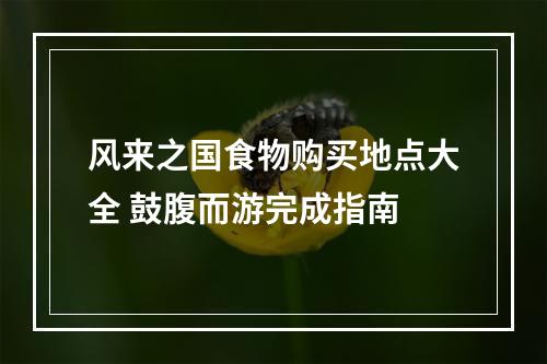 风来之国食物购买地点大全 鼓腹而游完成指南