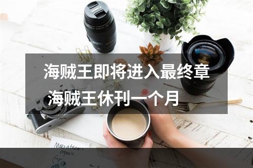 海贼王即将进入最终章 海贼王休刊一个月